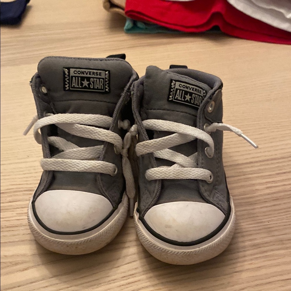 Converse Kids Gray High-Top Sneakers